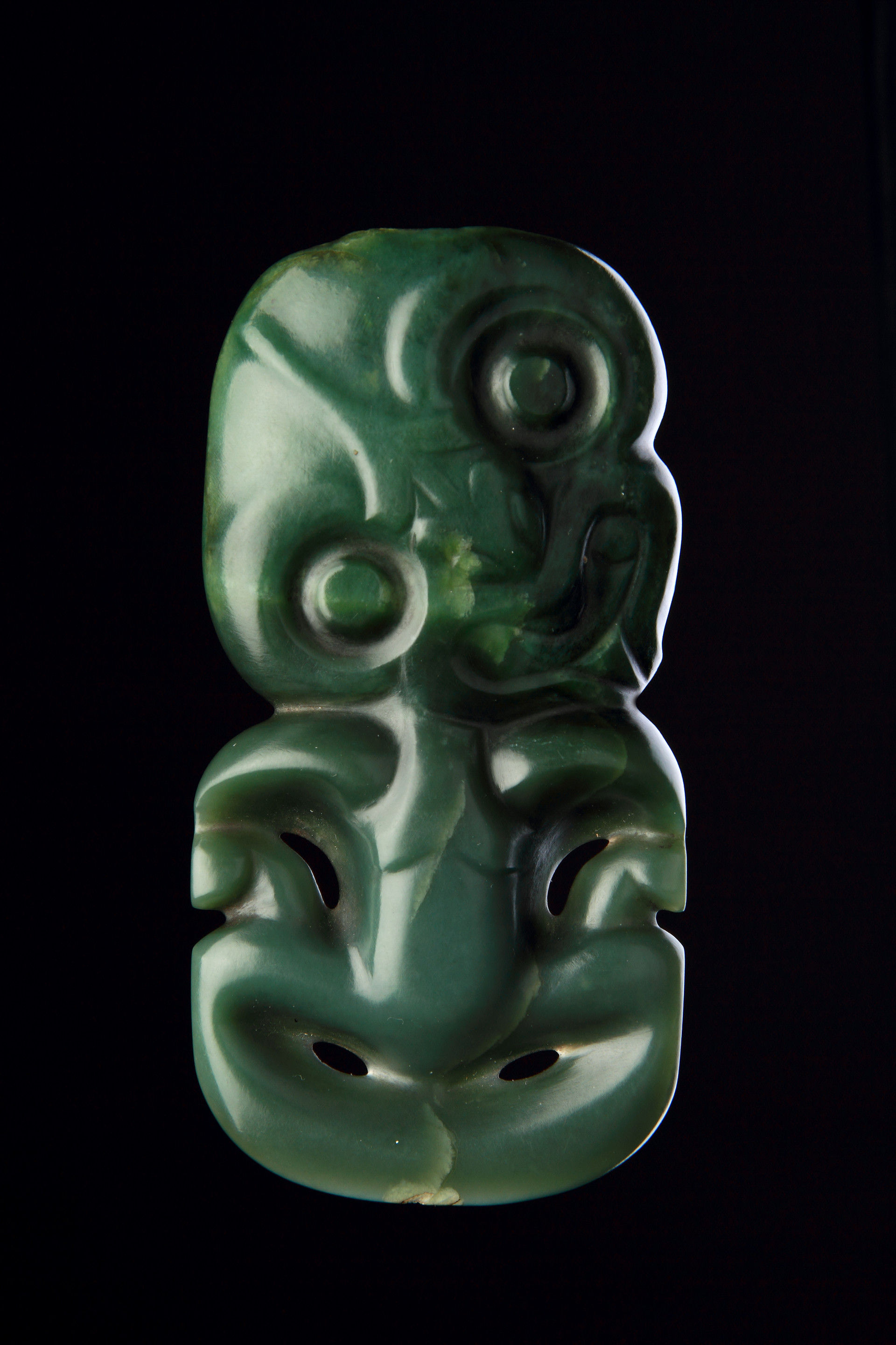 New Zealand Maori ‘Pounamu’ Greenstone Hei-Tiki